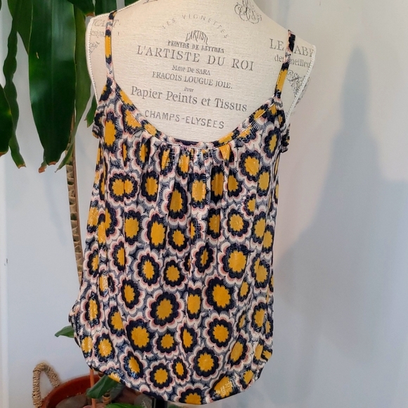 INC international floral spaghetti strap top - Picture 5 of 7